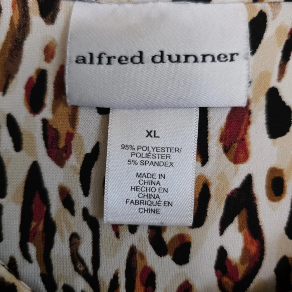 Alfred Dunner Women's Leopard Print Blouse - Picture 2 of 8